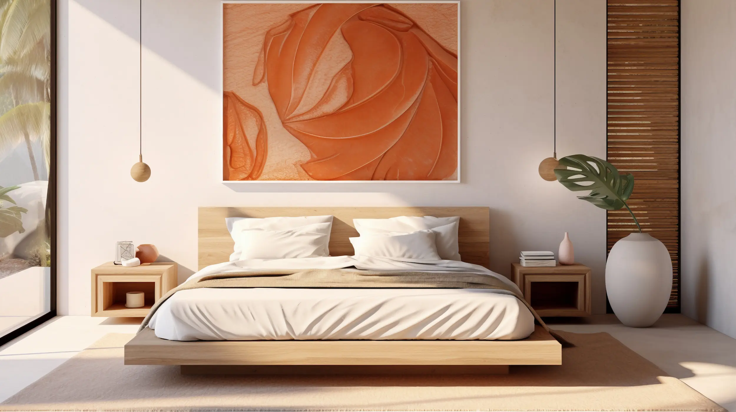 Reforma Integral de una vivienda: Dormitorio en tonos madera y blancos